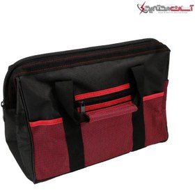 تصویر کیف ابزار ایوک مدل K-8223 با ۱۲ عدد محفظه برزنتی 