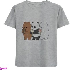 تصویر تیشرت آستین کوتاه بچگانه مدل پاندا و دوستان D11 