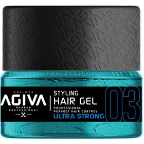 تصویر ژل حالت دهنده مو آگیوا شماره 03 AGIVA STYLING HAIR GEL ULTRA STRONG 03