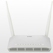 تصویر مودم روتر +ADSL2 بی سیم N300 دی لینک مدل DSL-2750U D-Link DSL-2750U ADSL2 Plus Wireless N300 Modem Router