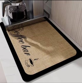 تصویر نمگیر سیلیکونی طرح دار Silicone Dish Drying Mat