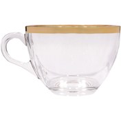 تصویر فنجان کاوه مدل اورانوس لب طلا بسته 6 عددی 