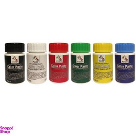 تصویر خمیر رنگ رزین اپوکسی کرند کد VIA3006 حجم 30 میلی‌لیتر بسته 6 عددی 