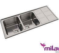 تصویر سینک ظرفشویی میلان مدل 5012 توکار - چپ Milan Model 5012 Type Sit-in Sink