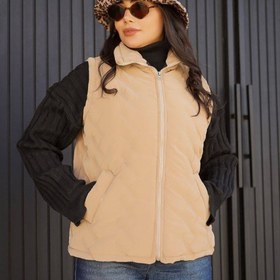 تصویر پافر امبردی سیلیکونی لوزی — فری‌سایز (کد: 8543) 