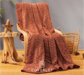 تصویر پتو آجری طرح برجسته مدل Emboss 