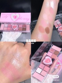 تصویر پالت سایه قلبی میس لارا کد ۰۲ 