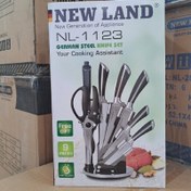 تصویر ست کارد 9تکه آشپزخانه مدل NL1123 نیولند ا KNIFE SET KNIFE SET
