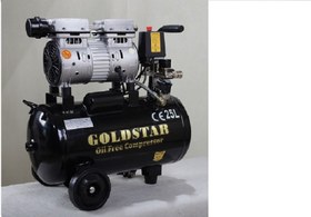 تصویر کمپرسور هوا کوپل بدون روغن 25 لیتری تکنولوژی جدید OIL FREE DIRECT DRIVE AIR COMPRESSOR 25L