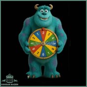 تصویر گردونه شانس سالیوان چوبی 