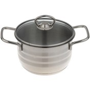 تصویر قابلمه استیل سایز 16 دستی لوکس Destilux Steel pot Destilux size 16