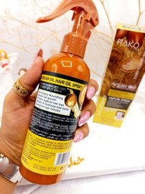 تصویر اسپری سرم مو دوفاز راکو RAKO مدل روغن آرگان ۲۵۰میلی لیتر Two phase spray