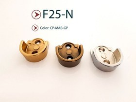 تصویر زیر سری 25 نیم گرد F25-N نایس کروم براق(CP) 