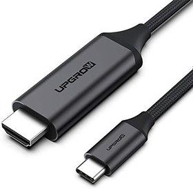 تصویر UPGROW USB C to HDMI Cable 4FT 4K@60Hz USB Type C to HDMI Cable For MacBook Pro MacBook Air iPad Pro iMac ChromeBook Pixel (UPGROWCMHM4) 