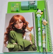 تصویر ست لوازم التحریر پک لوازم تحریر پسرانه دخترانه 