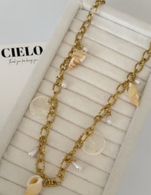 تصویر گردنبند چارم صدفی 