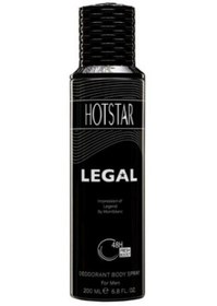 تصویر اسپری بدن مردانه هات استار مدل Legal حجم 200 میل Hotstar