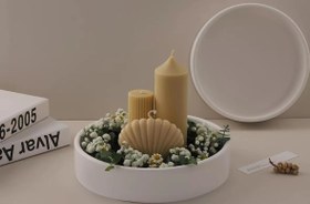 تصویر ظرف پذیرایی سنگ مصنوعی 