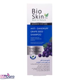 تصویر شامپو ضد شوره بایو اسکین پلاس حاوی هسته انگور ا BioSkinPlus Herbal Extract Grape Seed Anti-Dandruff Shampoo BioSkinPlus Herbal Extract Grape Seed Anti-Dandruff Shampoo