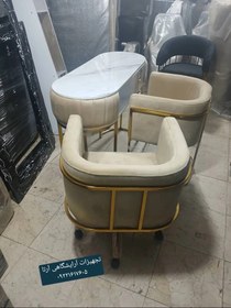 تصویر میز مانیکور تک نفره فورتیک ابعاد ۴۵×۱۲۰ 