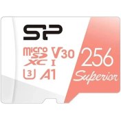 تصویر کارت حافظه سیلیکون پاور مدل Superior A1 microSDXC 256GB 