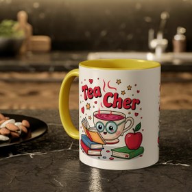 تصویر ماگ رنگ‌بندی «TeaCher» کد: 2001 