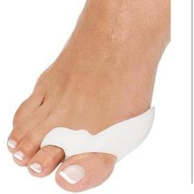 تصویر پد دو انگشتی سیلیکونی SILICONE BUNION SHIELD WITH OVERLAPPING TOE SEPARATOR