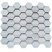 تصویر دیوارپوش بتنی - مدل شش ضلعی سه بعدی بسته 20 عددی بتن اکسپوز سبک ا Concrete tile - Light weight concrete - hexagonal Concrete tile - Light weight concrete - hexagonal