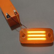 تصویر سفارش عمده چراغ بغل تریلی و کامیون سه خط پک ۱۰ عددی 