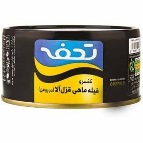 تصویر کنسرو فیله ماهی قزل آلا در روغن تحفه 150 گرم 