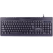 تصویر کیبورد هیسکا مدل HX-KE200 HISKA HX-KE200 Wired Keyboard