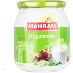 تصویر سس مایونز مهرام مقدار 630 گرم Mahram Mayonnaise Sauce 630gr