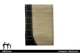 تصویر روکش فرمان برلیانس H330-H320 چرم مشکی و کرم 