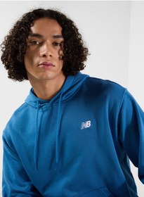 تصویر هودی فرانسوی ترری اسنشیالز برند new balance Essentials French Terry Hoodie