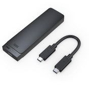 تصویر مبدل USB-C به M.2 لنشن مدل C9b مشکی لوازم جانبی تجهیزات ذخیره سازی