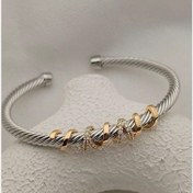 تصویر دستبند دخترانه طلایی برند یورمن تیدا 