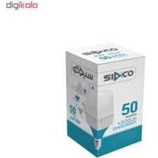 تصویر لامپ ال ای دی 50 وات سیدکو لامپ LED 50 سیدکو مدل SLS50 پایه E27 مهتابی حبابی