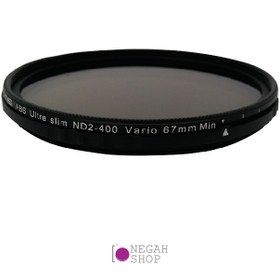 تصویر فیلتر لنز ان دی Zomei ABS Ultra Slim ND2-400 Vario 58mm 