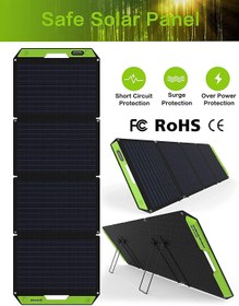 تصویر پنل خورشیدی قابل حمل مدل Topsolar 100W Foldable Portable Solar - ارسال 15 الی 20 روز کاری 