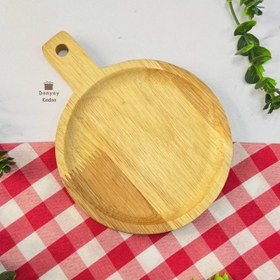 تصویر زیر لیوانی چوبی راکتی رابروود 