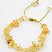 تصویر دستبند سنگ خورد سیترین 