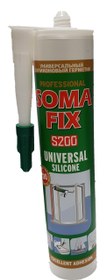تصویر چسب سیلیکون و آکواریوم سوما فیکس شفاف ا SOMA FIX SOMA FIX