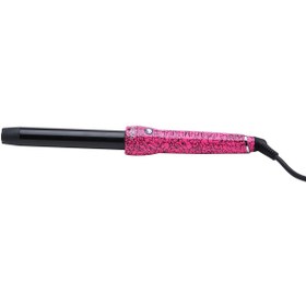 تصویر فرچه فر کننده بدون گیره صورتی/مشکی برند jose eber Clipless Curling Iron Rod Pink/Black