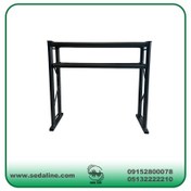 تصویر میز دی جی دو وجهی فلزی 