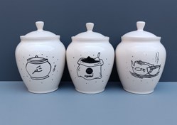 تصویر پاسماوری3 تیکه طرح خمره ای (سایز بزرگ) 03001