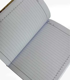 تصویر پک 2 عددی دفتر 80 برگ شفیعی ته چسب جلد کرافت 