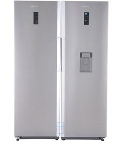 تصویر یخچال فریزر دوقلو اسنوا سری هایپر 38 فوت مدل SN6-SN5-1219 Snowa SN6-SN5-1219SS twin Refrigerator 38ft