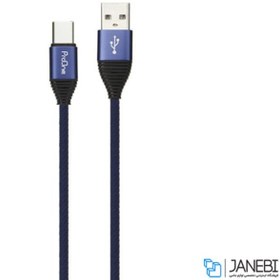 تصویر کابل شارژ و انتقال داده تایپ سی پرووان ProOne Smart Type-C Cable 1m 