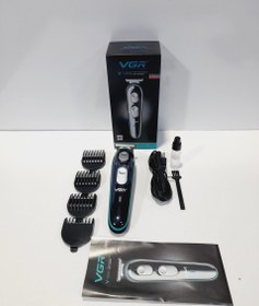 تصویر ماشین اصلاح موی سر و صورت وی جی ار مدل v-055 ا VGR v-055 Hair and face shaving machine VGR v-055 Hair and face shaving machine