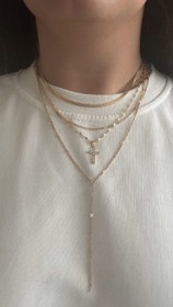 تصویر گردنبند ۴ رج 